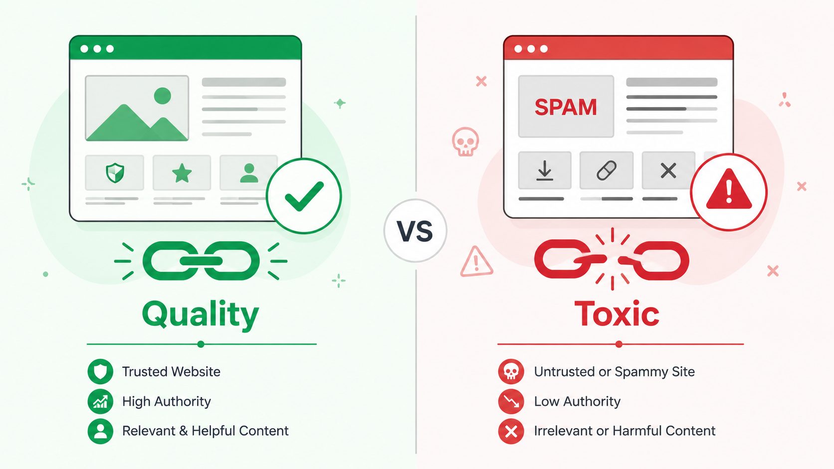 Backlink Berkualitas vs Toxic