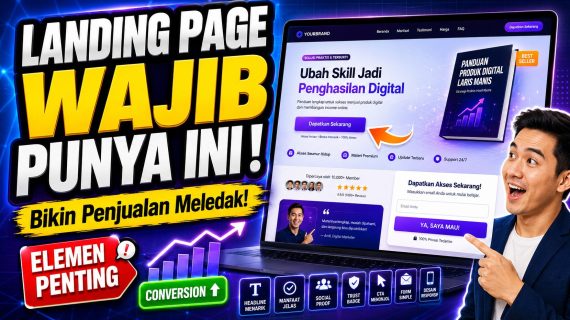 Elemen Wajib pada Landing Page Produk Digital