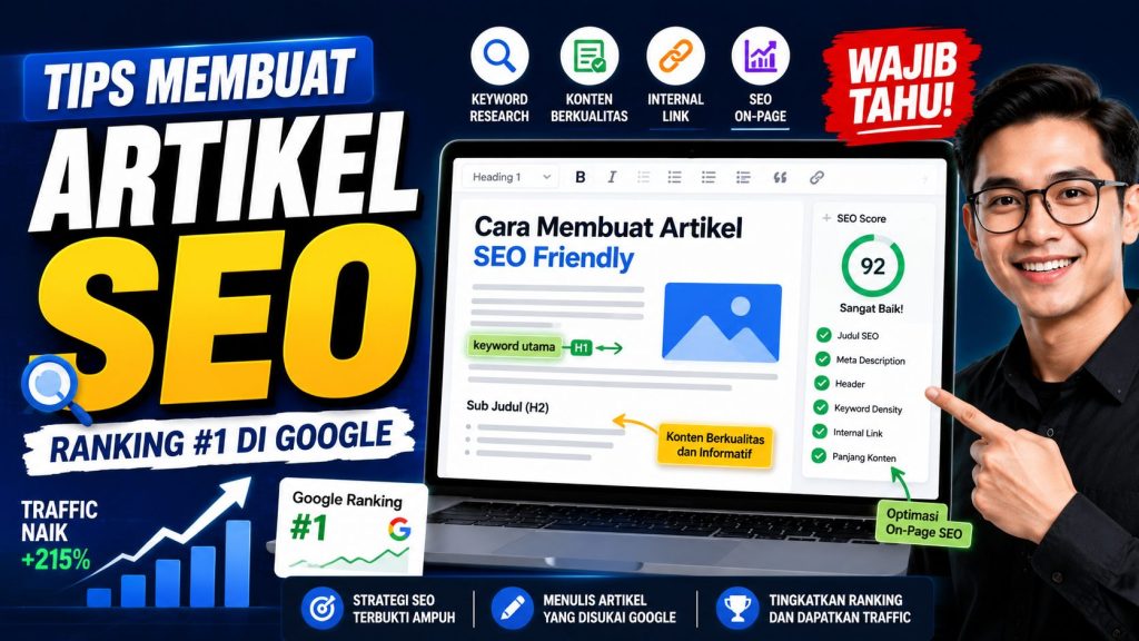 cara membuat artikel seo
