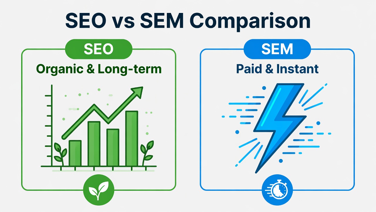 perbedaan seo dan sem