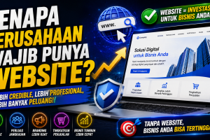 Apa Tujuan Perusahaan Memiliki Website? Ini 7 Alasan Utamanya