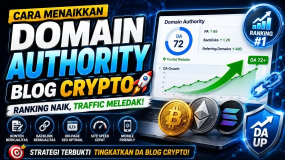 Cara Menaikkan Domain Authority Blog Crypto